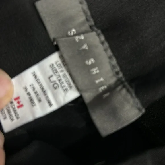 High Waisted Gold Button Shorts - Picture 2 of 3